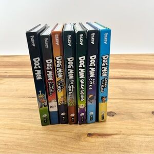 Dog Man Book Series 7 Books Included Selling Cheap! Need to get rid of stuff!